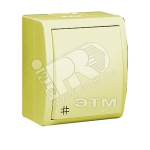 15 Aqua Выключатель проходной с 3-х мест (перекрёстный) с подсвет. IP54 10А 250В винт.заж. S15A с.кость - Simon