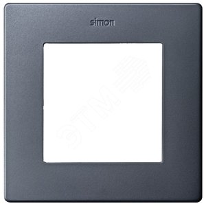 Рамка 1 пост, графит - Simon