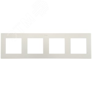 Рамка 4 поста, алюминий