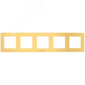 Рамка 5 постов, золото