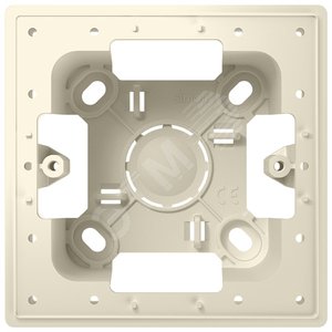 Коробка монтажная для накладного монтажа 1 модуль, слоновая кость - Simon