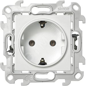 Розетка 2К+З без защитных шторок Push&Go, белый