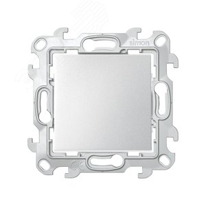 Переключатель (проходной) 10AX 250В~ цвета алюминий S24 Harmonie - Simon