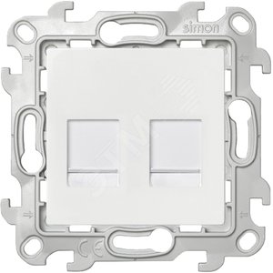 Розетка 2хRJ45 кат 5е UTP, белый - Simon