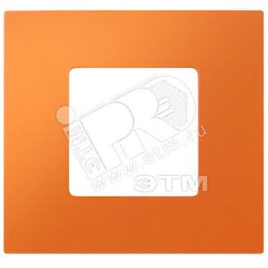 Рамка-декор на 1 пост для 2700610-03., S27Pl, оранжевый (2700617-072) - Simon