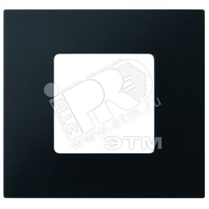 Рамка-декор на 2 поста для 2700620-03., S27Pl, Артик чёрный