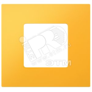 Рамка-декор на 3 поста для 2700630-03., S27Pl, жёлтый - Simon