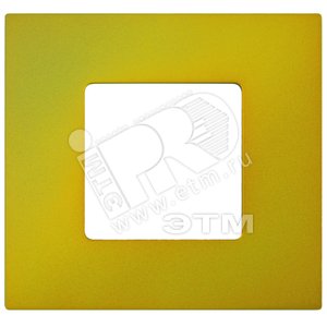 Рамка-декор на 3 поста для 2700630-03., S27Pl, Артик жёлтый - Simon