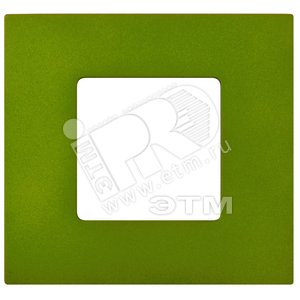 Рамка-декор на 4 поста для 2700640-03., S27Pl, Артик зеленый - Simon