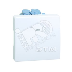 Выключатель однополюсный с подсветкой, 10А 250В, S27, белый