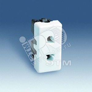 Розетка 2P евро-американская, узкая, 16А 250В, S27, белый - Simon