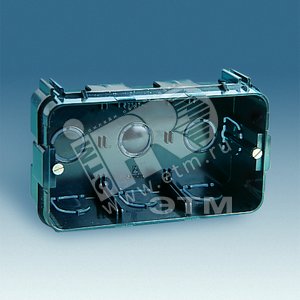 Коробка установочная с винтами для рамок 27614-62(65), 27615-62(65).