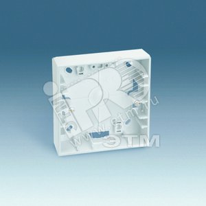 Коробка для наруж установки 27620-65, 156х85х37мм, белый - Simon