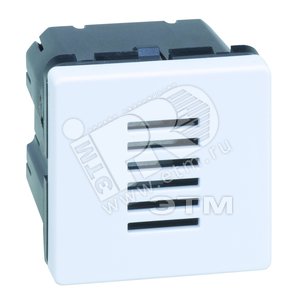 Звонок электрический с регулировкой тона, S27, белый