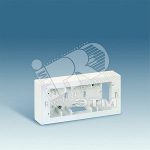 Коробка для наружного монтажа накладки 27721-35, 250х118х53мм, белый