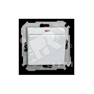 Выключатель под карточку, 1 микровыкл., 6А, 250В, S34, бронза (34526-036) - Simon