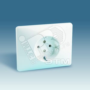 Розетка 2P+E керамическая основа 25А 380 (под вилку 10457-31) скрытый монтаж - Simon