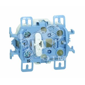 Кнопка клавишная с подсветкой, 10А 250В, S73L, механизм