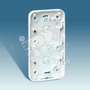 Цоколь для монтажа 73610-31, h-11мм, S73, слоновая кость