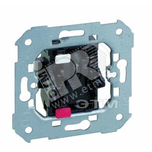 Кнопка клавишная с подсветкой, 10А 250В, S82,82N,88, механизм - Simon