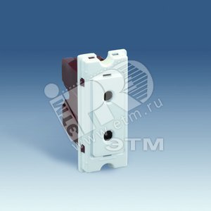 Розетка 2P, 10А 230В, винтовой зажим, S82C, механизм, белый