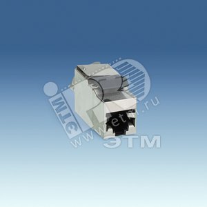 Коннектор RJ-45, кат.5, экранированный, S27,73L,82,82N,82C,88, чёрный - Simon