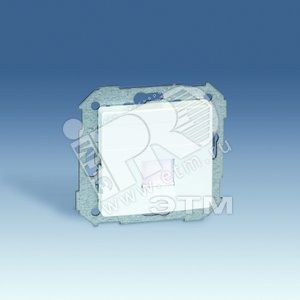 Адаптер на 1 RJ45 75542-30 шторка S82 слоновая кость - Simon