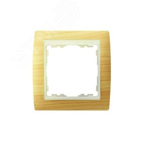 Рамка на 3 поста, S82, сосна - сл.кость