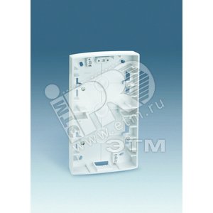 Коробка наружной установки на 2 поста,  89х158х27 mm, S82, белый - Simon