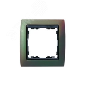 Рамка на 1 пост, S82, хамелеон - графит
