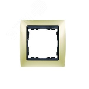 Рамка на 3 поста, S82, шампань матовый - графит