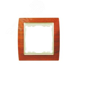 Рамка на 1 пост, S82, вишня - шампань