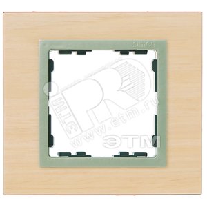 Рамка на 2 поста, S82N, клён - шампань (дерево)