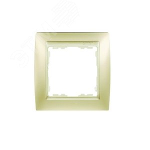 Рамка на 4 поста, S82, шампань матовый - шампань