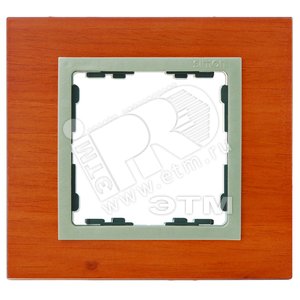 Рамка на 4 поста, S82N, вишня - шампань (дерево)