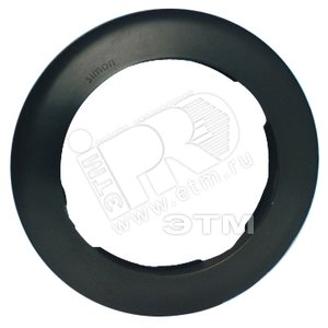 Рамка 1 пост, груг, S88, графит