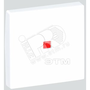 Connect Клавиша с индикатором для выключателя К302 45х45мм белый - Simon