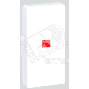 Connect Клавиша узкая с индикатором для выключателя К302 225х45мм графит - Simon
