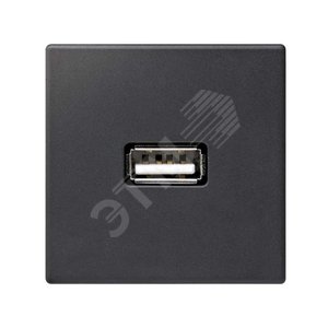 Simon Connect Зарядное устройство USB, К45, Uпост = 5 В, графит | K126B-14 | Simon