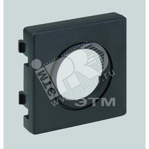 Connect Плата для ввода трубы 16мм  45х45мм графит