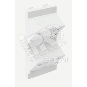 Connect Наклонный адаптер на 2хRJ45 коннектора,   S-модуль, графит