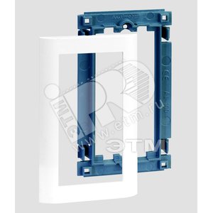 Connect Рамка с суппортом на 1 CIMA модуль SC графит