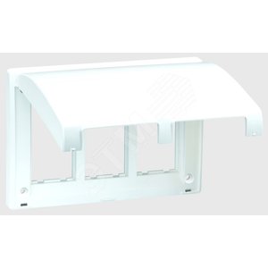Connect Рамка на 2 S-модуля с крышкой к монтажной коробке SBM250 Сима Про белый