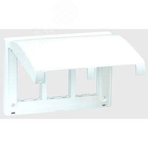 Connect Рамка на 3 S-модуля с крышкой к монтажной коробке SBM250 Сима Про белый