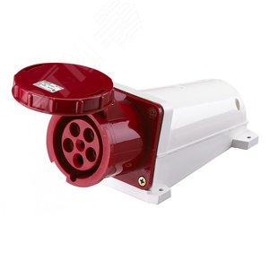 Розетка кабельная стационарная 63А 3Р+РЕ+N IP67 (26035DEK) - DEKraft