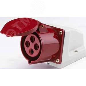 Розетка кабельная стационарная 32А 3Р+РЕ IP44 - фото 3