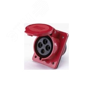 Розетка скрытая 3P+PE 32А 380В IP4 424 (26054DEK) 4