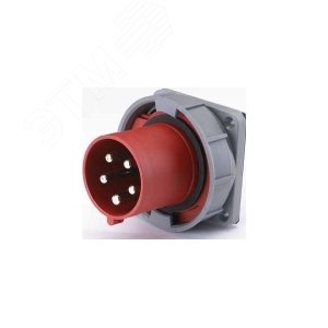 Вилка кабельная 63А 3Р+PE+N IР67 380В для скрытой проводки (26067DEK) 3