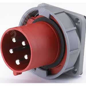 Вилка кабельная 63А 3Р+PE+N IР67 380В для скрытой проводки (26067DEK)