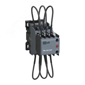 Контактор конденсаторный 20 кВАр, 220/230В, Ac 6b, 1НО1НЗ серии КМ-102-CAP - SE (DEKraft)